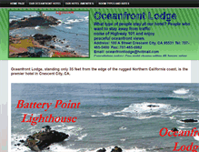 Tablet Screenshot of oceanfrontlodge1.com